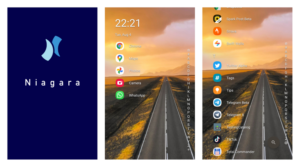 Обои niagara launcher