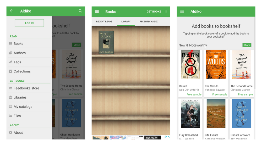 aldiko free ebook reader app