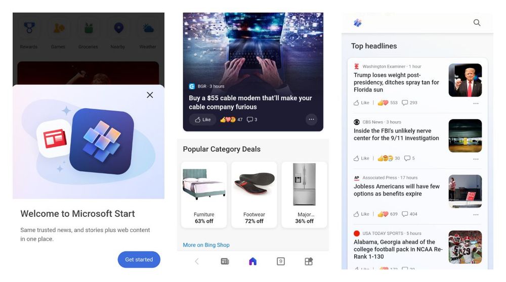 Microsoft News app got renamed into Microsoft Start