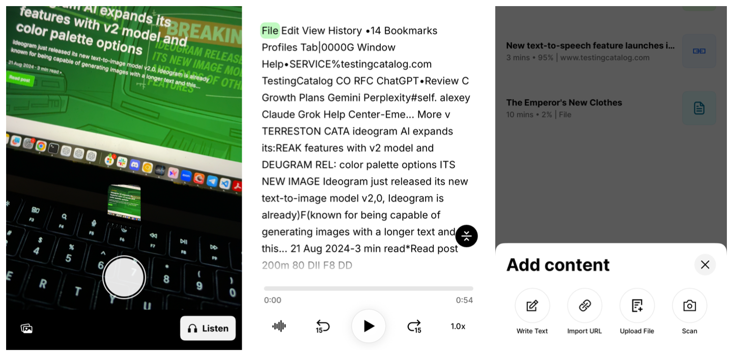 ElevenLabs reader app